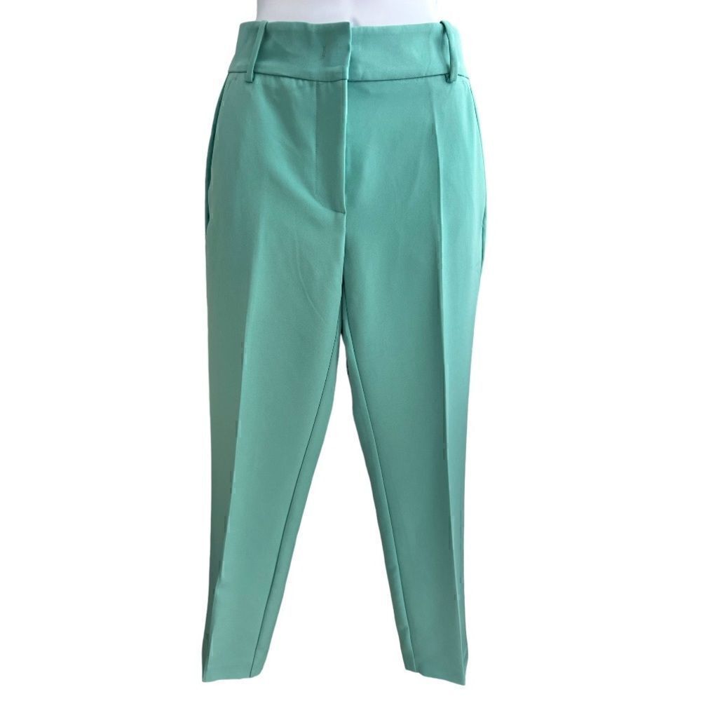 Pinko Trousers Tiffany Green Color Woman Pants Elegant Size 4.